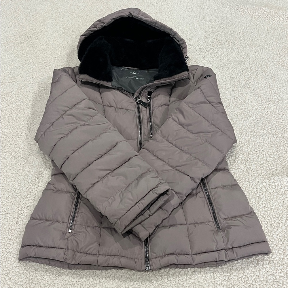 Calvin Klein Women's Puffer Jacket Size Medium Great Pre-Owned Condition - Picture 3 of 6